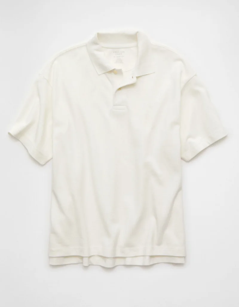 American Eagle  AE Boxy Polo Shirt for Men | Best Price UAE